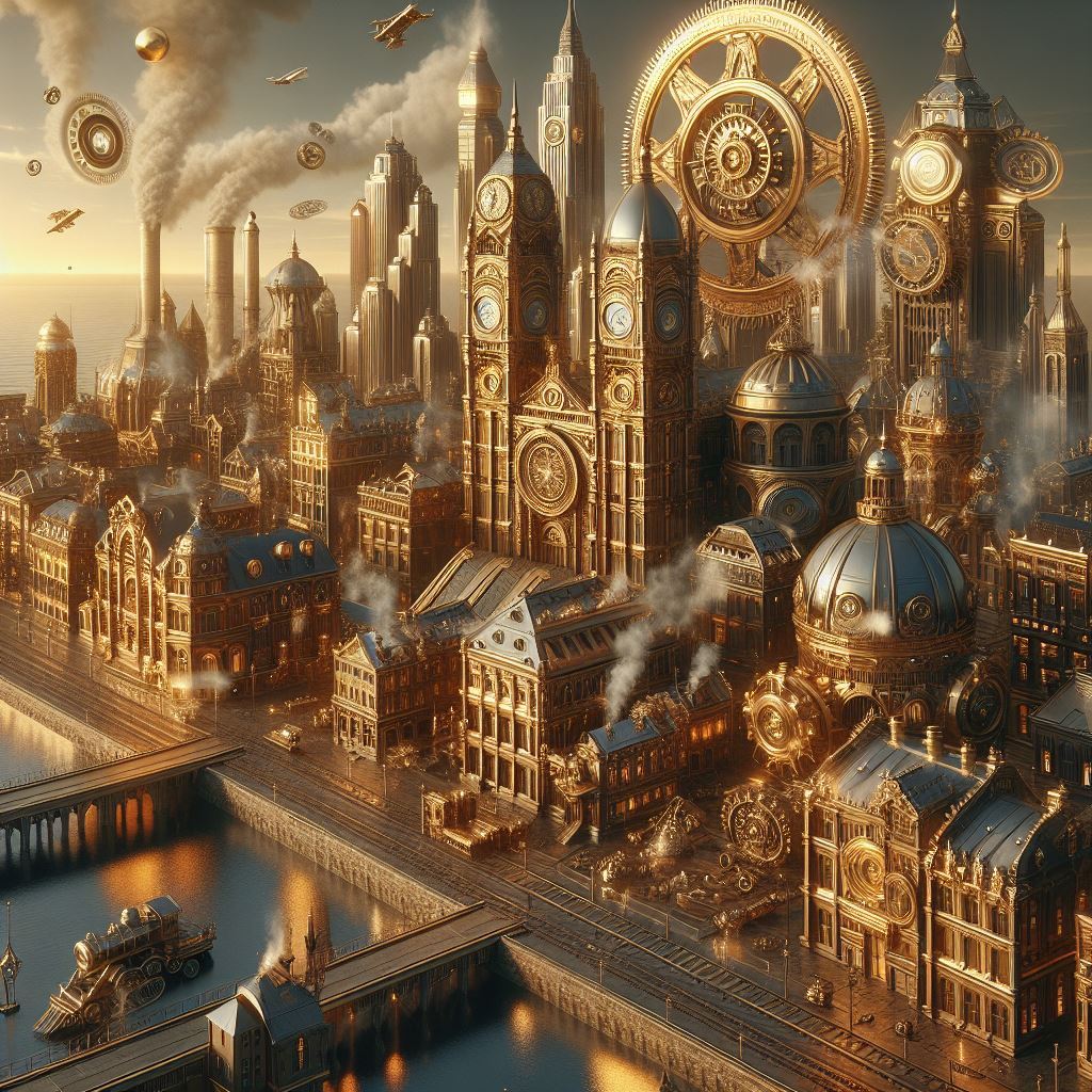 Steampunk city